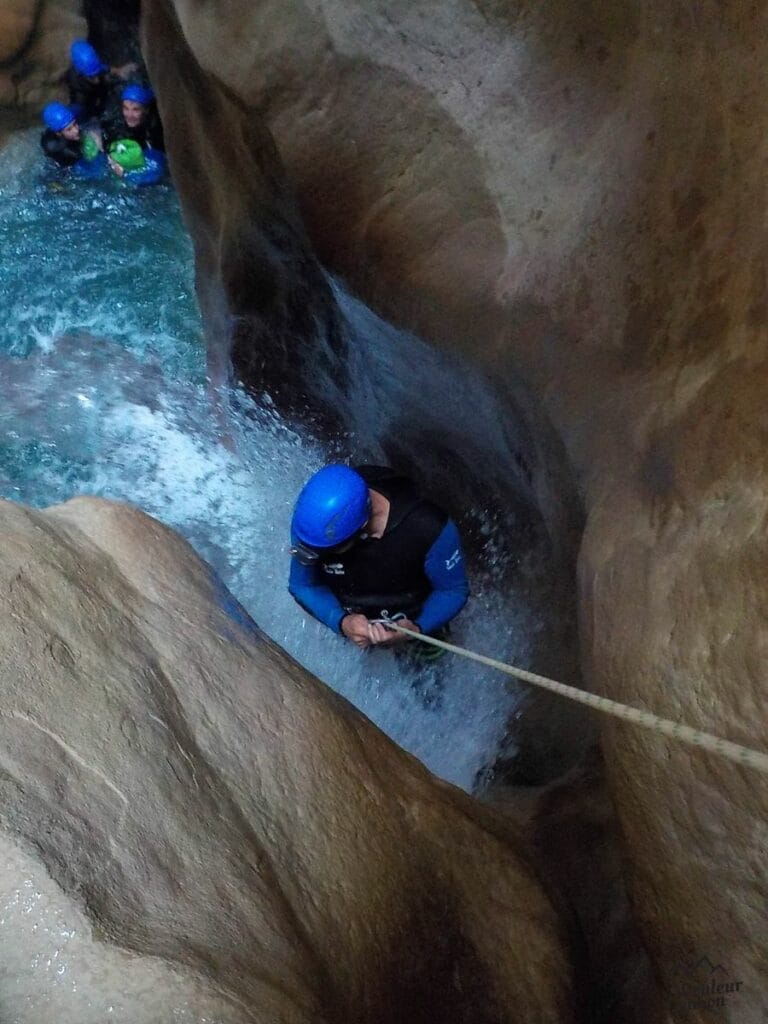 canyoning-aiglun-verdon-cascade