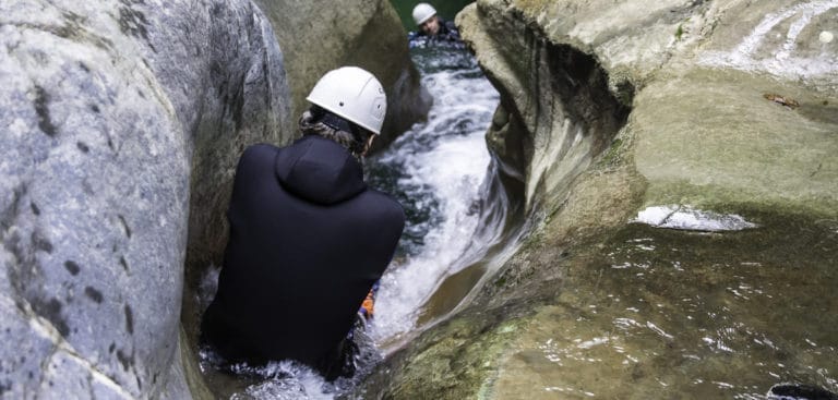 canyoning-cramassouri-alpes-maritimes-toboggan
