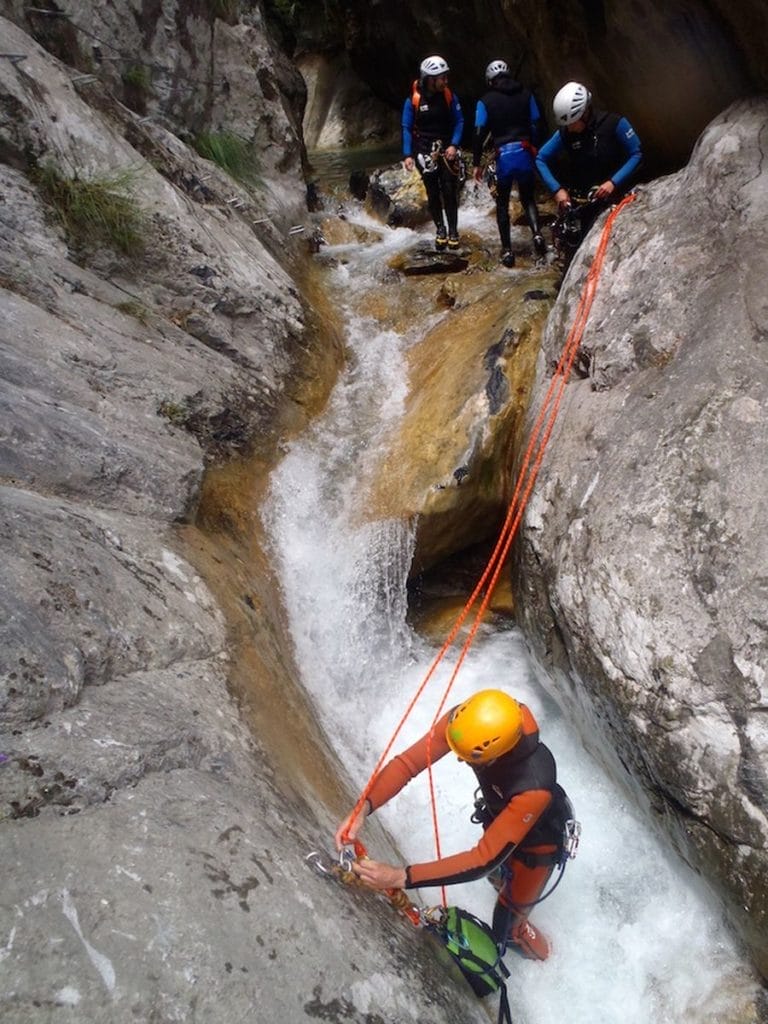 équipement et aménagement des canyons