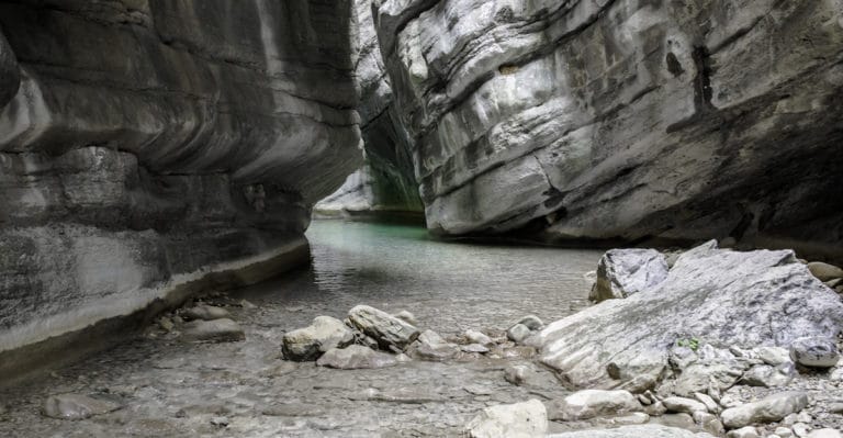 Les eaux limpides et tranquilles