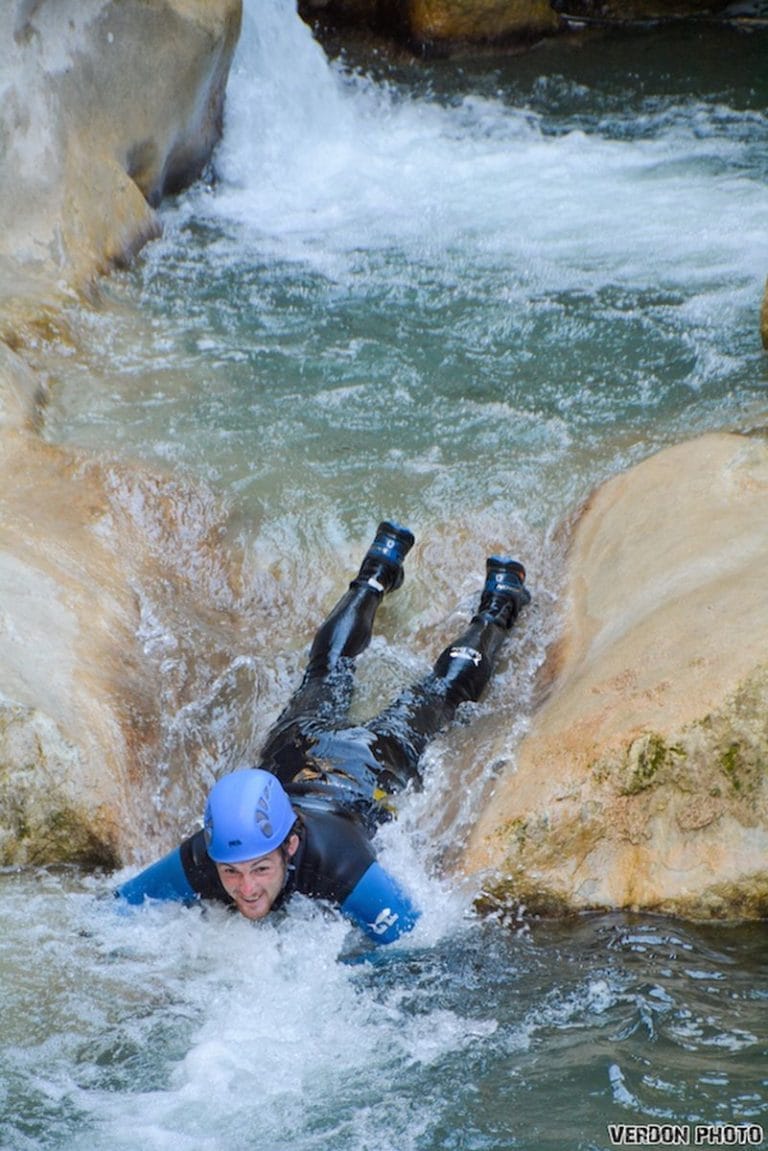 canyoning-verdon-saint-auban-toboggan