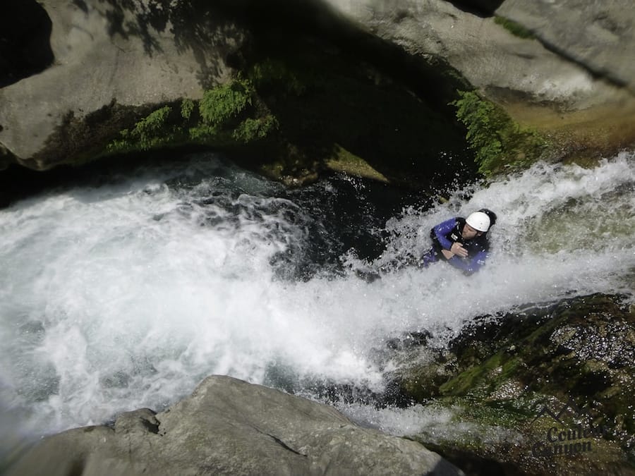 toboggan dans le Loup