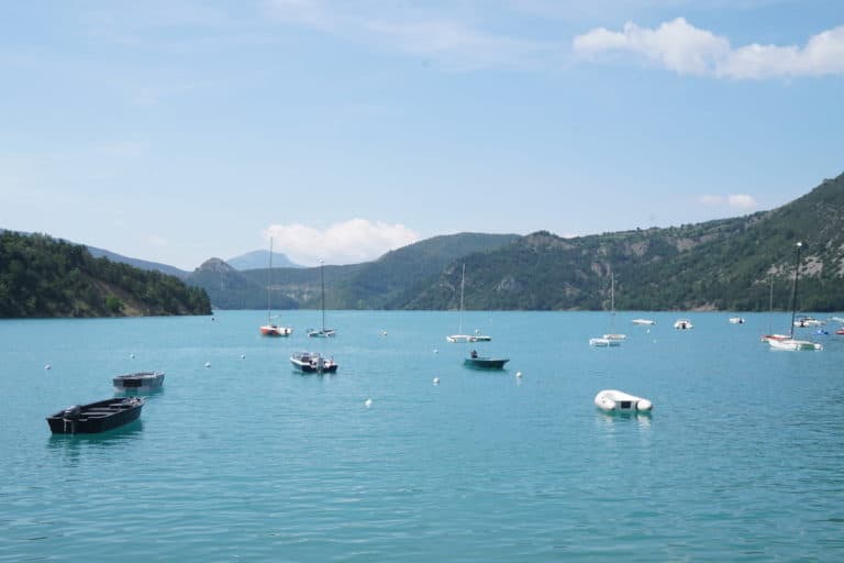 Le lac de Castellane : le lac artificiel de Castillon