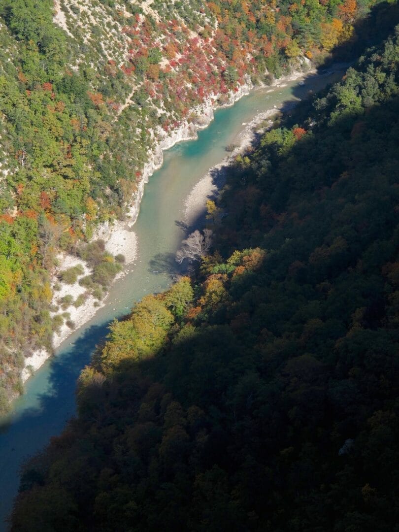 Couleur d'automne sur le Verdon