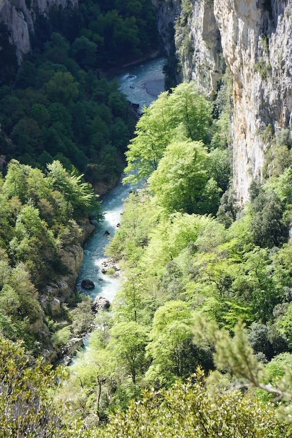 Point de vue depuis le GR 4 et le sentier Martel