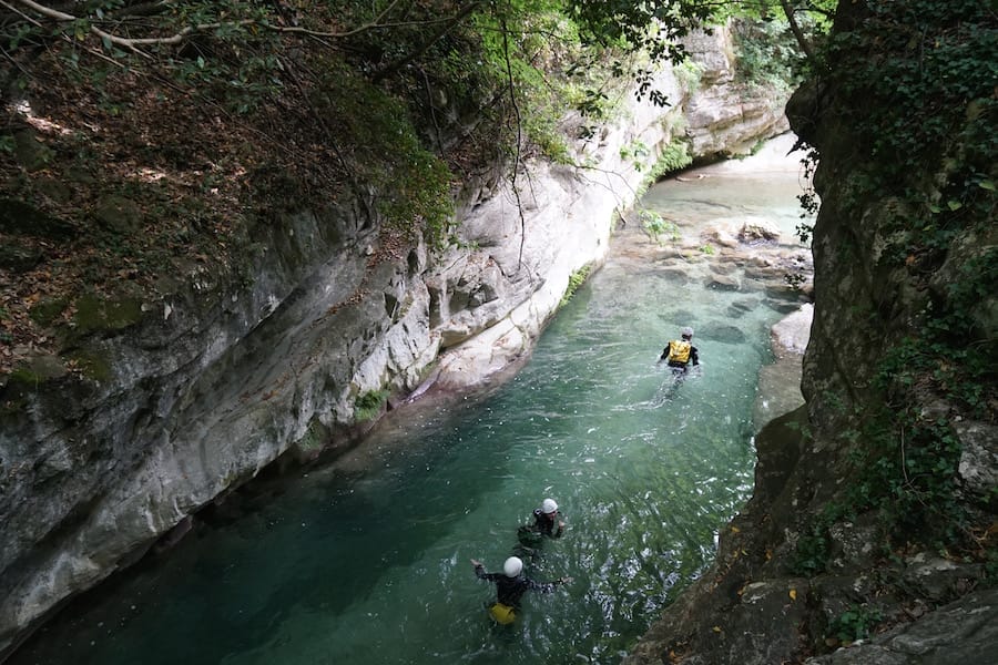 long bief en canyon