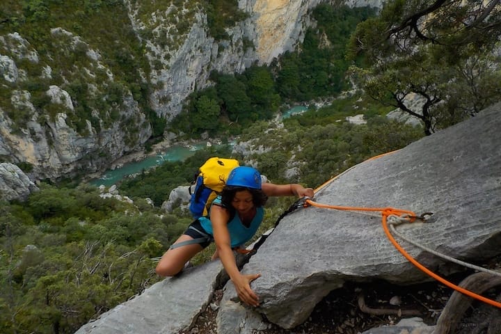 via ferrata dans le grand canyon du verdon