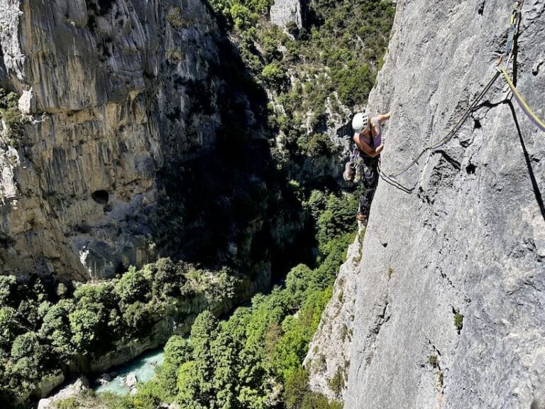 Grande voie Verdon  : Les fils de l'altère et du pan
